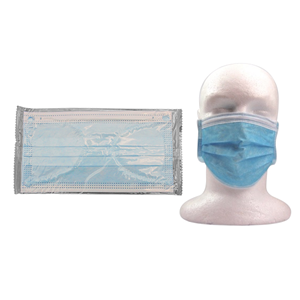 Australia Health Surgical Face Mask TGA340182, Top Level 3 Barrier, 3 Ply, Ear Loop, Latex Free, Blue, Hygienic Single Pack, 50/Box Box