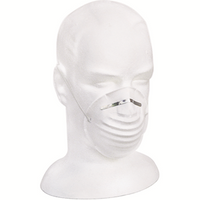 Livingstone Round Dust Face Mask, Elastic Head Band, for Non-Therapeutic Use, No Fibreglass, 50/Box Box