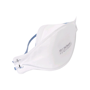 Australian Made N95 (P2) Respirator Face Mask, Fish Style Twin Folded, Elastic Headloop, 20 Single Packs/Box Box