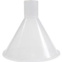 Powder Funnel, 60mm Top Diameter x 15mm Bottom Diameter, Polypropylene, Each Each
