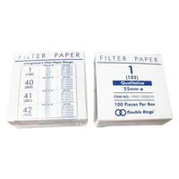 Livingstone Qualitative Filter Paper, No. 102 (No.1), 55mm Diameter, 8~10um Pore Size, Medium Speed, Biodegradable, 100 Pieces/Box