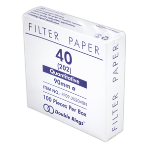 Livingstone Filter Paper, Quantitative, Ashless, Medium Speed, No. 40, 70mm Dia, 8~10um Pore Size, Biodegradable, 100/Box