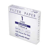 Livingstone Qualitative Filter Paper, No. 102 (No.1), 55mm Diameter, 8~10um Pore Size, Medium Speed, Biodegradable, 100 Pieces/Box