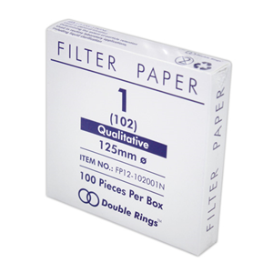 Livingstone Qualitative Filter Paper, No. 102 (No.1), 55mm Diameter, 8~10um Pore Size, Medium Speed, Biodegradable, 100 Pieces/Box