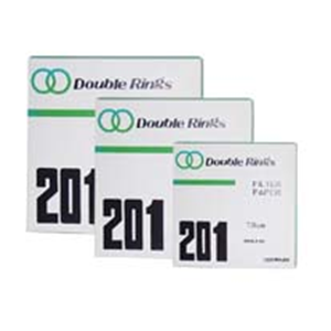 Double Ring Filter Paper, Quantitative, Ashless, Fast Speed, No. 201 (No.41), 70mm Dia, 18~20um Pore Size, Biodegradable, 100/Box