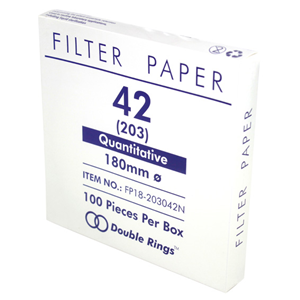 Livingstone Filter Paper, Quantitative, Ashless, Slow Speed, No. 42, 70mm Dia, 2~5um Pore Size, Biodegradable, 100/Box