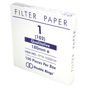 Livingstone Qualitative Filter Paper, No. 102 (No.1), 55mm Diameter, 8~10um Pore Size, Medium Speed, Biodegradable, 100 Pieces/Box