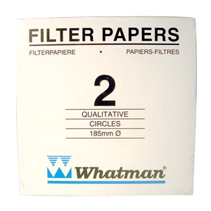Whatman Filter Paper, Qualitative, Slow Speed, Grade 2, 55mm Dia, 8um Pore Size, Biodegradable, 100/Pack