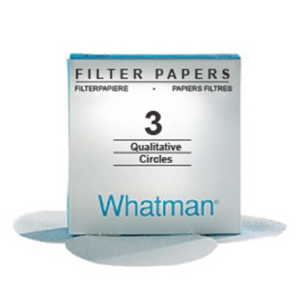 Whatman Filter Paper, Qualitative, Medium Speed, Grade 3, 55mm Dia, 6um Pore Size, Biodegradable, 100/Pack