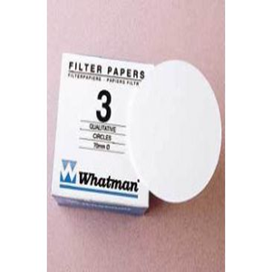 Whatman Filter Paper, Qualitative, Medium Speed, Grade 3, 55mm Dia, 6um Pore Size, Biodegradable, 100/Pack