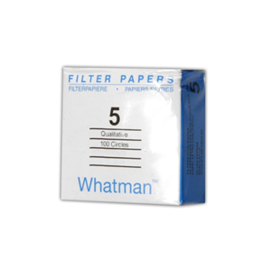 Whatman Filter Paper, Qualitative, Slow Speed, Grade 5, 55mm Dia, 2.5um Pore Size, Biodegradable, 100/Pack