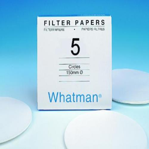 Whatman Filter Paper, Qualitative, Slow Speed, Grade 5, 55mm Dia, 2.5um Pore Size, Biodegradable, 100/Pack