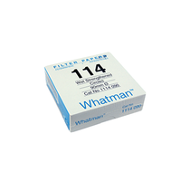 Whatman Filter Paper, Qualitative, Fast Speed, Smooth, Grade 114, 90mm Dia, 25um Pore Size, Biodegradable, 100/Pack