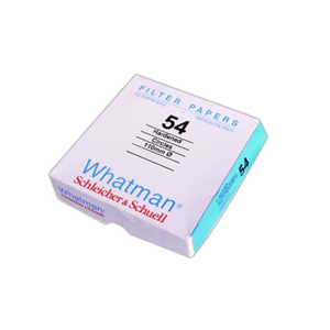 Whatman Filter Paper, Quantitative, Fast Speed, Grade 54, Hardened Low Ash, 90mm Dia, 22um Pore Size, Biodegradable, 100/Pack