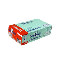 Out of Date Universal Skin Shield Latex Exam Gloves Powder Free AS/NZ Biodegradable Polymer Coated Textured HACCP Large Cream 1,000/Ctn