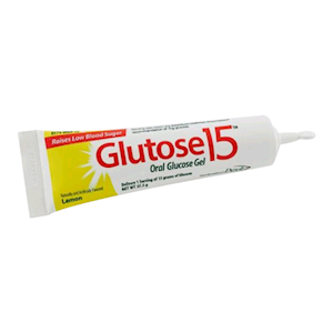 Glutose 15 Oral Glucose Gel, Lemon Flavor, 37.5 grams, Each Each