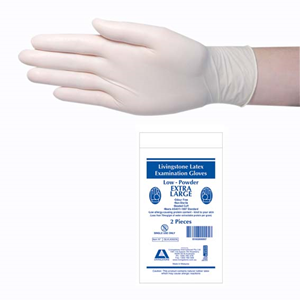 Livingstone Premium Biodegradable Latex Gloves, Medium, 2/Bag