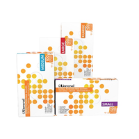 Safeplus Thick Nitrile Gloves, 245mm Cuff, Heavy Duty, Powder Free, EN374, Extra Small, Orange Colour, 100/Box, 1000/Carton Carton