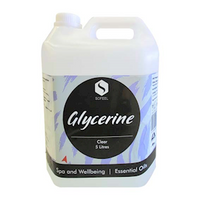 Glycerine or Glycerol, Pure Essential Oil, Clear, 5 Litre Bottle Bottle