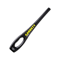 Garrett SuperWand Handheld Metal Detector, 48.3 x 3.2 x 8.3cm, 3 colour LED Lights, Large 9.5" Scan Area, Each Each