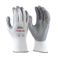 White Knight Synthetic Coated Gloves, Size 9/Large, 12 Pairs/Pack
