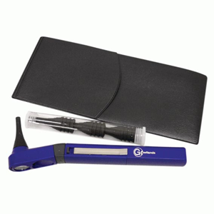 Gowllands Ofield Halogen Otoscope, with Pouch, Dark Blue, Made in UK Each