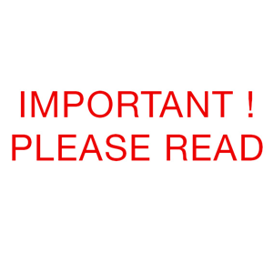 XSTAMPER 1553 IMPORTANT PLEASEREAD RED EACH Each
