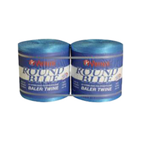 Balers Twine, UV Polypropylene, Round Blue, 5075m Roll, 2 Rolls/Pack Bag