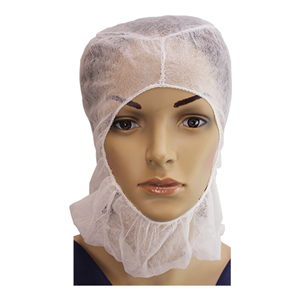 Livingstone Disposable Space Caps Balaclava Hood, Nonwoven, 20GSM SSP, White, 100/Pack, 1,000/Carton Carton