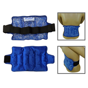 Livingstone Hot and Cold Pack, for Back and Body, with Crystal Velvet Cloth and Fixing Strap, 21 x 39cm, 400g, 1/Box Box