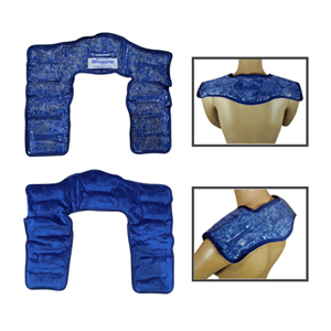 Livingstone Hot and Cold Pack,for Neck and Shoulder, with Crystal Velvet Cloth, 41 x 34cm, 500g, 1/Box Box