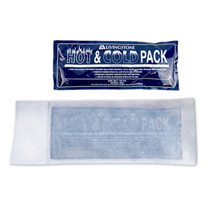 Livingstone Hot and Cold Pack, 10 x 25cm, Reusable, Clear Non-Staining Gel, with Nonwoven Cover, Each Each