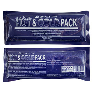 Livingstone Hot and Cold Pack, 15 x 30cm, 400g, Reusable, Clear Non-Staining Gel, Each Each