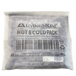Livingstone Hot and Cold Pack Cover for HCP250X250N, up to 25 x 25cm, Each Each