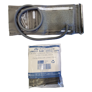 Livingstone Single Tube Child Cuff, 390 x 115mm, for Digital Blood Pressure Device, Each Each