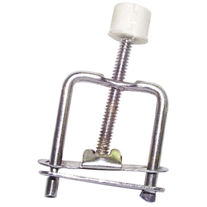 Hoffmann Tubing Clamp, Screw Action, Iron, 30mm Width, Opens to 25mm Each