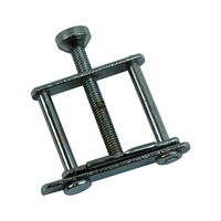 Hoffmann Tubing Clamp, Screw Action, Iron, 30mm Width, Opens to 25mm Each