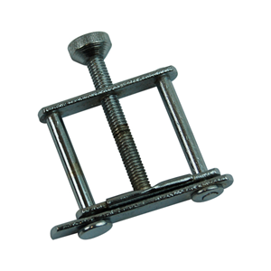 Hoffmann Tubing Clamp, Screw Action, Iron, 30mm Width, Opens to 25mm Each