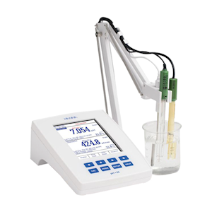 Hanna Instruments Laboratory Research Grade Benchtop Meter, pH/mV and EC/TDS/Salinity/Resistivity, Each Each