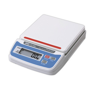A&D Weighing Compact Scales HT Series, 510 Grams Capacity, 0.1 Gram Readability, 132mm x 130mm Stainless Steel Pan, Each Each