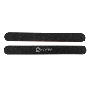 Sofeel Black Nail Grinder, 80/80 Grit, Red Core, Straight, 1.9 x 17.8cm, 10 Pieces/Pack Pack