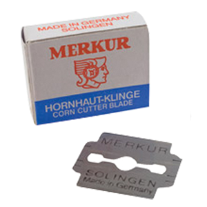 Merkur Double Edge Corn Cutter Razor Blades, 10 pieces/Pack Pack