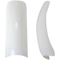 Hawley Nail Tips-Curved French White Size#1 50pieces/pack Pack