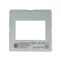 IEC Diffraction Grating, 1000 Lines/mm, Card Mount, Each Each