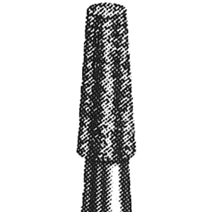 Intensiv 206GS Diamond Burs, Taper Fissure, ISO 168514 #12, Friction Grip, Fine, Each Each