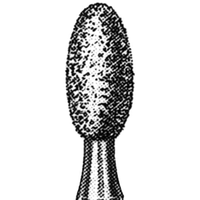 Intensiv 259C Diamond Burs, Flame Ball, ISO 277534 #32, Friction Grip, Coarse, Each Each