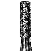 Intensiv 419C Diamond Burs, Flat Fissure, ISO 234534 #25, Friction Grip, Coarse, Each Each