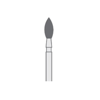 Intensiv B4 Berner Diamond Burs, Flame, #24, Friction Grip, Extra Coarse, Each Each