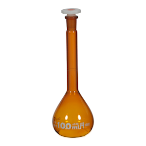 Isolab Volumetric Flask, 500ml, Socket Joint 19/26, Class A, Borosilicate Glass, Made in Europe, Each Each