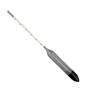 Carlton Density Hydrometer, 1.700 to 1.800, 0.002 at 20degC, 250mm, Glass, Each Each